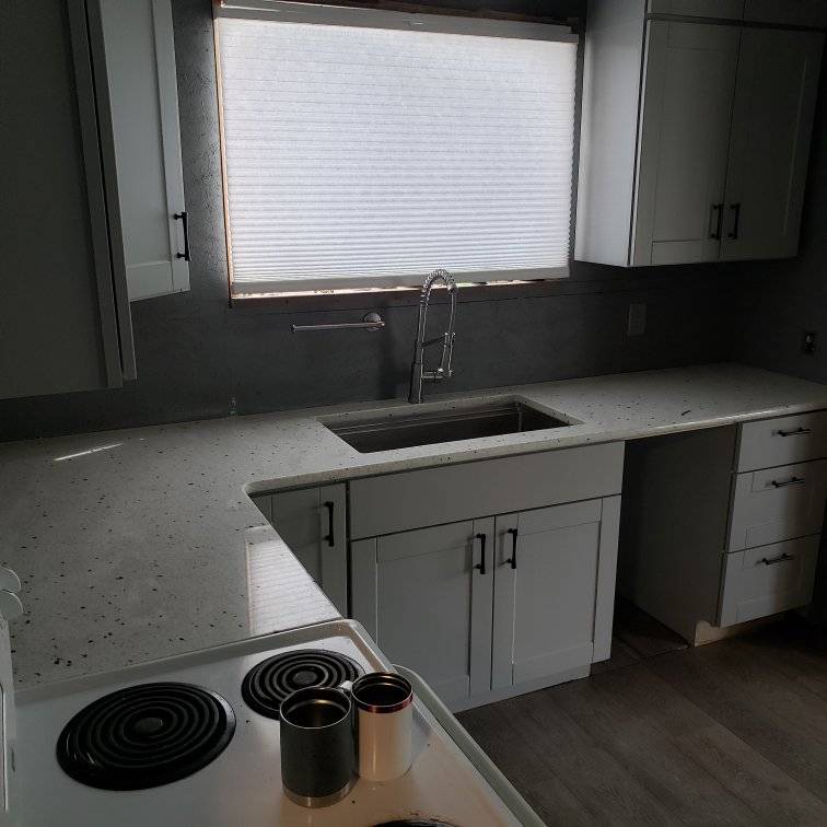 July 7th Remnants of White Granite to Kitchen 01