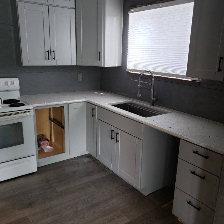 July 7th Remnants of White Granite to Kitchen 02