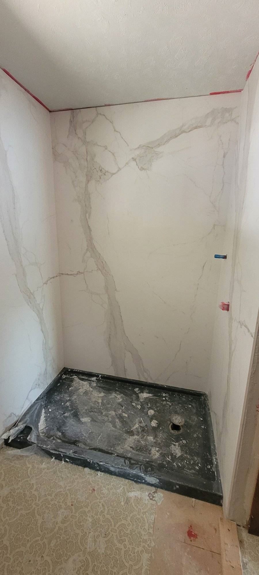July 7th Shower Walls 02