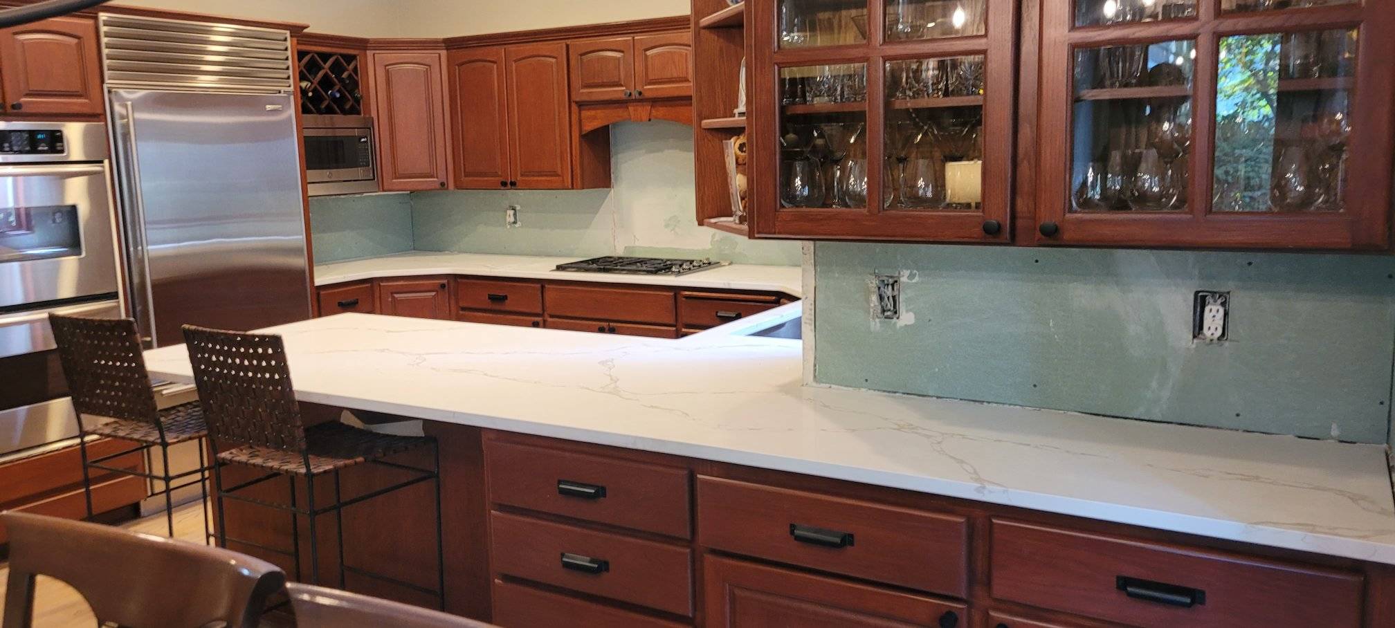 June 30th Full Height Backsplash and Countertops 02
