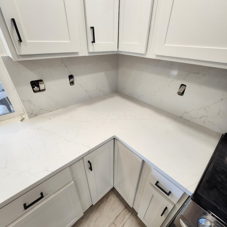 Straightline kitchen countertop installation 3