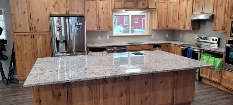 Straightline kitchen countertop installation 4