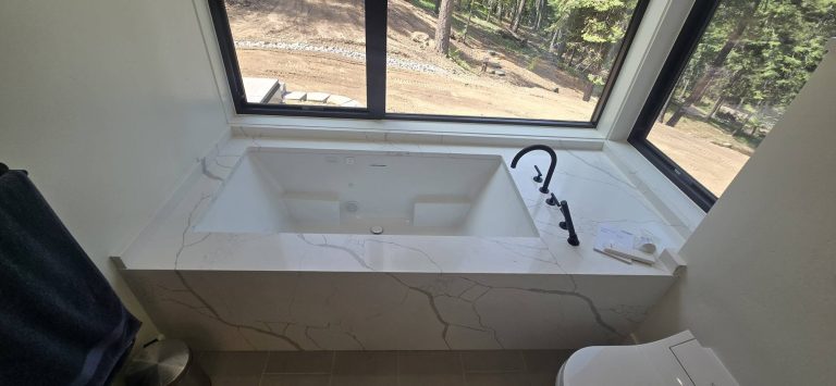 bathtub stone remodel